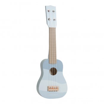 Little Dutch Holz Gitarre - blau - new blue LD7015